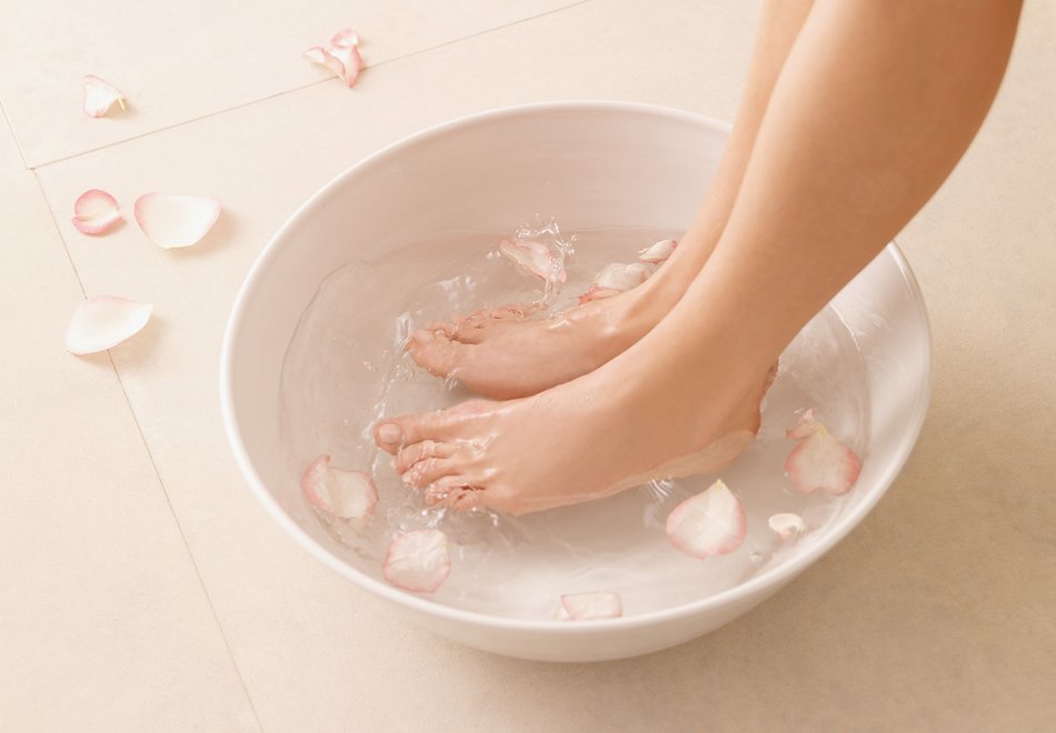 Take a foot bath